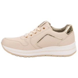 SHELOVET Zapatos deportivos beige 4