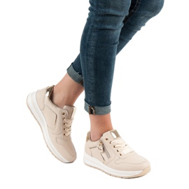 SHELOVET Zapatos deportivos beige 5