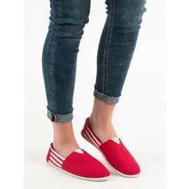 SHELOVET Zapatillas cómodas sin cordones rojo 2 SHELOVET Zapatillas cómodas sin cordones rojo 2