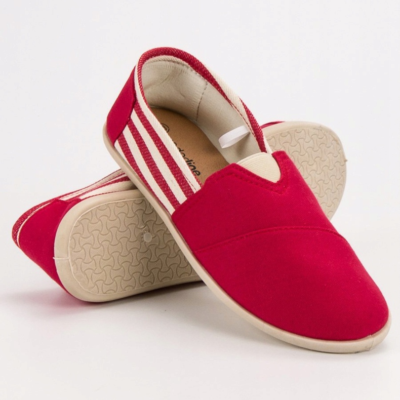SHELOVET Zapatillas cómodas sin cordones rojo 1 SHELOVET Zapatillas cómodas sin cordones rojo 1