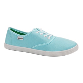 SHELOVET Zapatillas con cordones azul 2