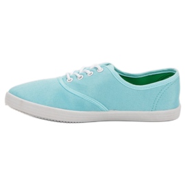 SHELOVET Zapatillas con cordones azul 3