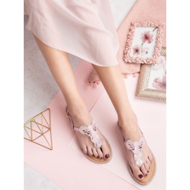 Queentina Cómodas sandalias rosas rosado 2
