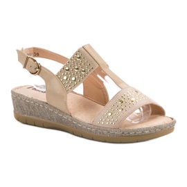 Kylie Sandalias en la plataforma beige 3