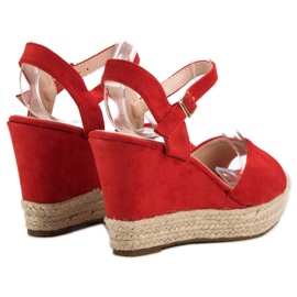 Bello Star Sandalias alpargatas rojo 5