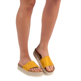 Cm Paris Zapatillas en la plataforma amarillo 5