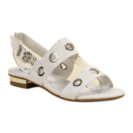Kylie Sandalias blancas casuales blanco 2