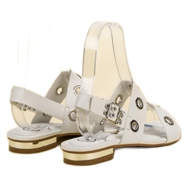 Kylie Sandalias blancas casuales blanco 4