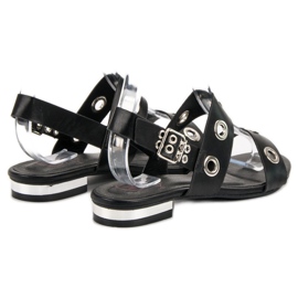 Kylie Sandalias negras casuales negro 3