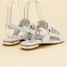 Kylie Sandalias blancas de mujer blanco 1