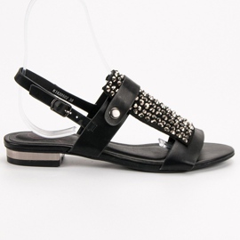 Kylie Sandalias de mujer negras negro 2