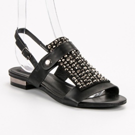 Kylie Sandalias de mujer negras negro 3