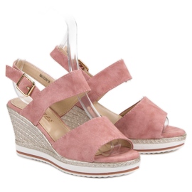 SHELOVET Sandalias rosa claro rosado 1 SHELOVET Sandalias rosa claro rosado 1