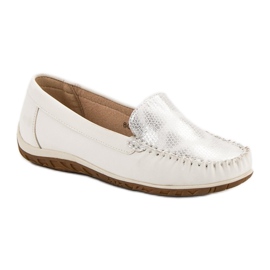 Anesia Paris Mocasines cómodos blanco 4