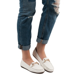 Top Shoes Mocasines blancos de mujer 1 Top Shoes Mocasines blancos de mujer 1