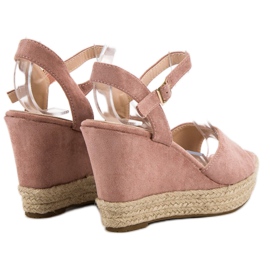 Bello Star Sandalias alpargatas rosado 1