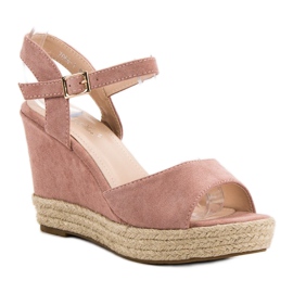 Bello Star Sandalias alpargatas rosado 5