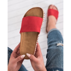 Cm Paris Zapatillas en la plataforma rojo 5