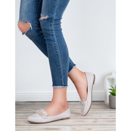 Top Shoes Bailarinas con estilo gris 4
