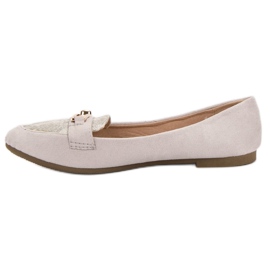 Top Shoes Bailarinas con estilo gris 2
