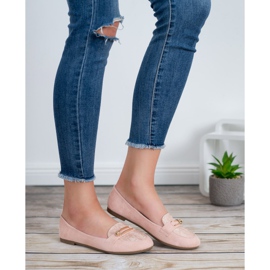 Top Shoes Bailarinas con estilo rosado 5