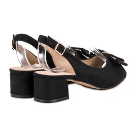 Evento Sandalias elegantes con tacones altos negro 4
