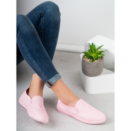Renda Slipons rosas rosado 4