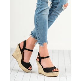 Sandalias negras negro 2