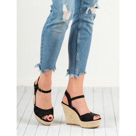 Sandalias negras negro 1