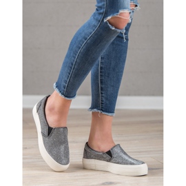 SHELOVET Slipons casuales gris 1