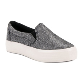 SHELOVET Slipons casuales gris 2