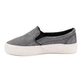 SHELOVET Slipons casuales gris 3