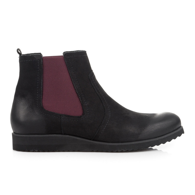 Vinceza Botas de cuero Jodhpur negro 2