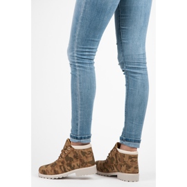 Ideal Shoes Trampero de tobillo bajo multicolor 3
