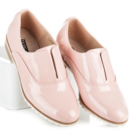 Vices Zapatos brogue lacados rosa 2