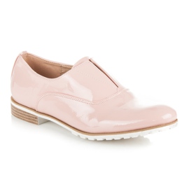 Vices Zapatos brogue lacados rosado 4