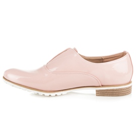 Vices Zapatos brogue lacados rosado 5