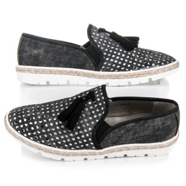 Kylie Alpargatas caladas Slipony negro 2