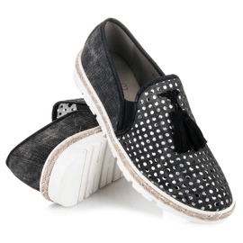 Kylie Alpargatas caladas Slipony negro 1