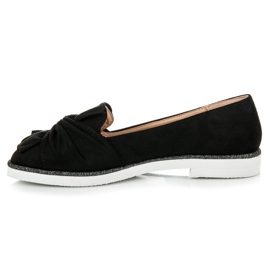 Vices Zapatos de ante con adornos de purpurina negro 3