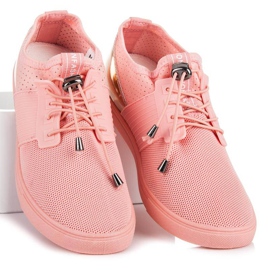 Seastar Zapatos deportivos con cordón rosa 2
