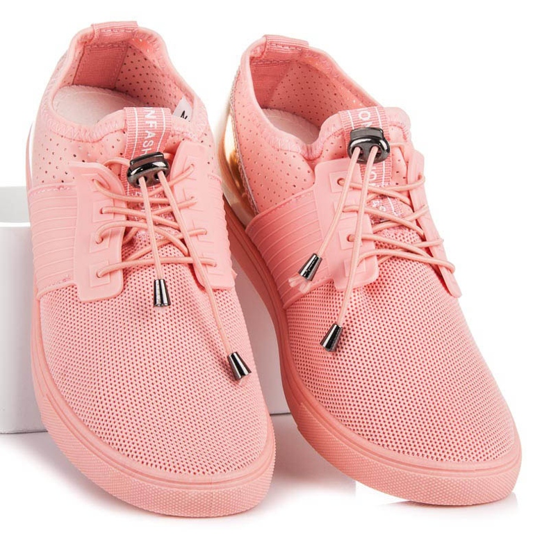 Seastar Zapatos deportivos con cordón rosa 2
