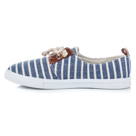 Mckeylor Zapatillas de canalé azul 2