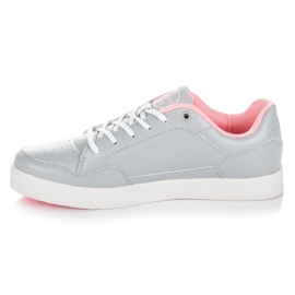 Ax Boxing Zapatillas de mujer grises rosa 1