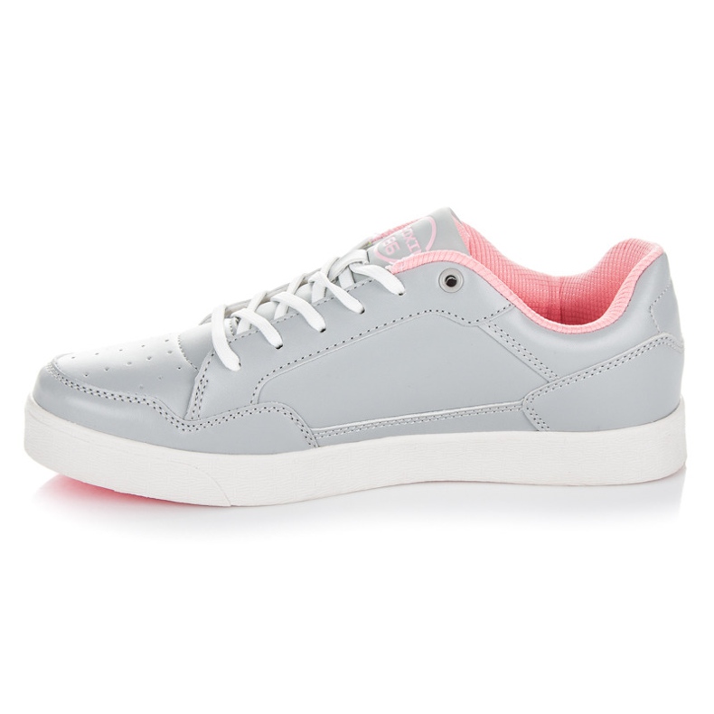 Ax Boxing Zapatillas de mujer grises rosa 1