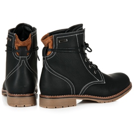 Juliet Botas negras de tacón plano negro 4