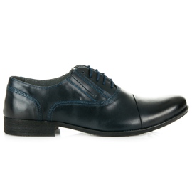 Lucca Zapatos de negocios azul 3