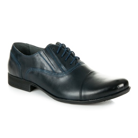 Lucca Zapatos de negocios azul 4
