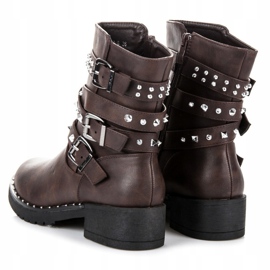 Cink Me Trabajadores marrones con tachuelas marrón 1