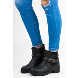 Erynn Botines Chelsea Con Hebillas negro 6